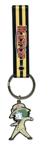 Black Cat Sven Metal Keychain, an officially licensed Black Cat product at B.A. Toys.