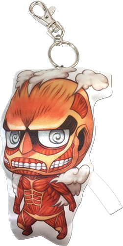 Attack On Titan - Titan Sd Plush Keychain 4.5''H, an officially licensed product in our Attack On Titan Key Chains department.