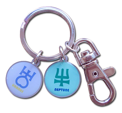 Sailor Moon - Uranus & Neptune Keychain, an officially licensed product in our Sailor Moon Key Chains department.