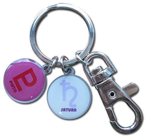 Sailor Moon - Pluto & Saturn Keychain, an officially licensed product in our Sailor Moon Key Chains department.