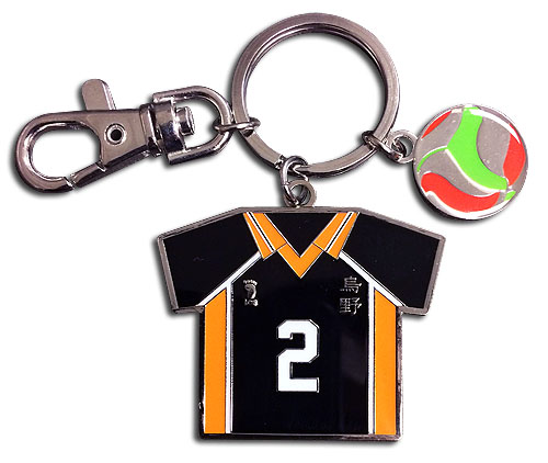 Haikyu!! - Number 2 Team Uniform Keychain, an officially licensed product in our Haikyu!! Key Chains department.