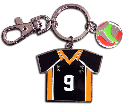 Haikyu!! - Number 9 Team Uniform Keychain, an officially licensed product in our Haikyu!! Key Chains department.