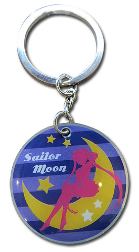 Sailor Moon S - Sailor Moon Silhouette Keychain, an officially licensed product in our Sailor Moon Key Chains department.