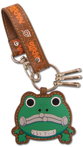 Naruto Frog Purse Leather Keychain, an officially licensed product in our Naruto Wallet & Coin Purse department.