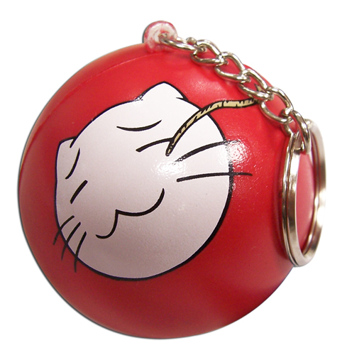 Black Cat Cat Bomb Keychain, an officially licensed Black Cat product at B.A. Toys.