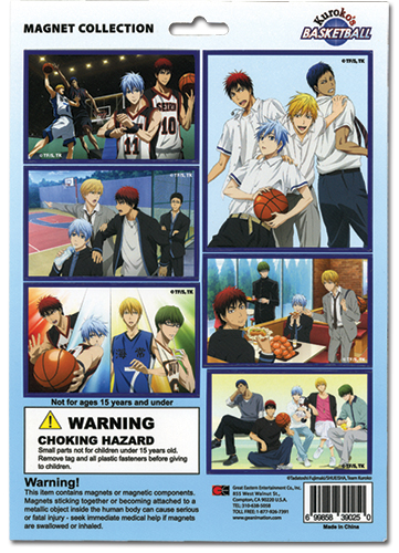 Kuroko's Basketball - Magnet Collection, an officially licensed product in our Kuroko'S Basketball Magnet department.