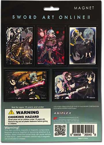Sword Art Online Ii - Magnet Collection, an officially licensed product in our Sword Art Online Magnet department.