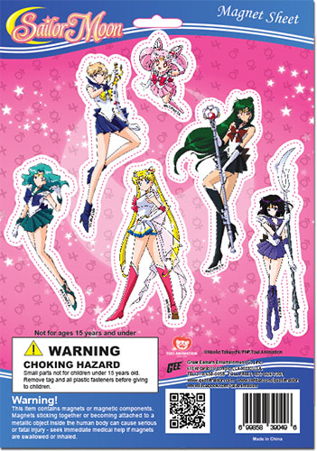 Sailor Moon S - Outer Senshi Group Magnet Set, an officially licensed product in our Sailor Moon Magnet department.