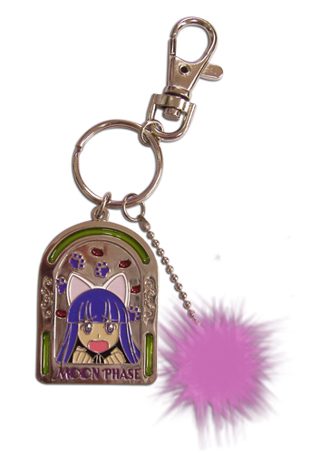 Moon Phase Hazuki Metal Keychain, an officially licensed product in our Moon Phase Key Chains department.
