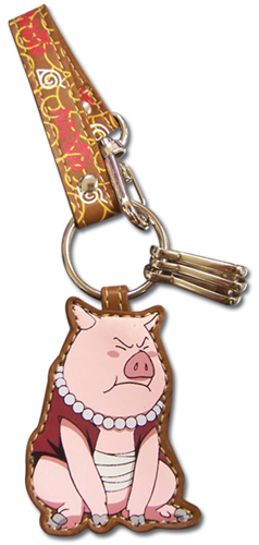 Naruto Tonton Leather Keychain, an officially licensed product in our Naruto Key Chains department.