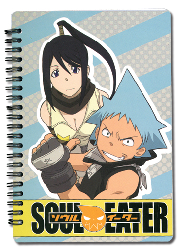 Soul Eater Black Star And Tsubaki Notebook, an officially licensed product in our Soul Eater Stationery department.