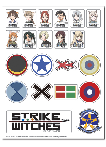 Strike Witches Sticker Set, an officially licensed product in our Strike Witches Stickers department.