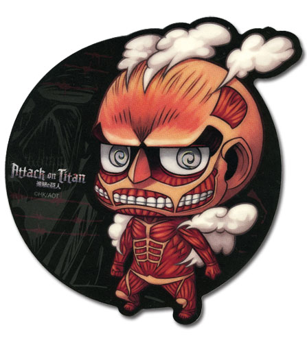 Attack On Titan - Sd Titan Mouse Pad, an officially licensed product in our Attack On Titan Costumes & Accessories department.