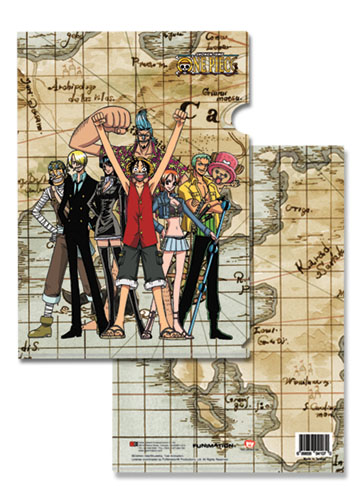One Piece Group File Folder (5 Pcs Pack), an officially licensed product in our One Piece Stationery department.