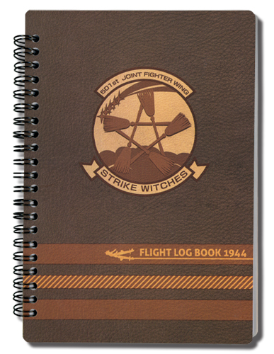Strike Witches 501St Flight Log Notebook, an officially licensed product in our Strike Witches Stationery department.