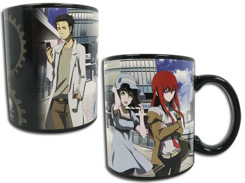 Stein;S Gate - Kurisu & Mayuri Mug, an officially licensed product in our Stein;S Gate Mugs & Tumblers department.