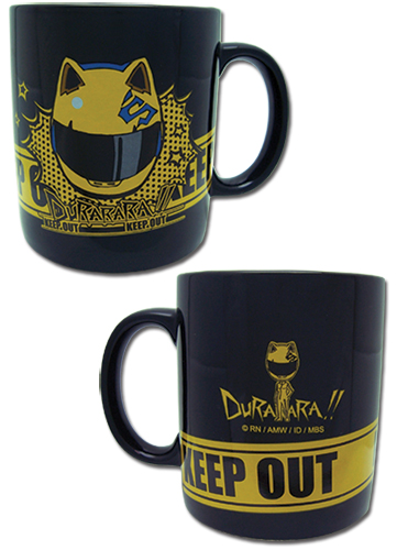 Durarara - Celt Helmet Black Mug, an officially licensed product in our Durarara!! Mugs & Tumblers department.