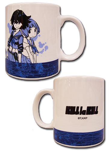 Kill La Kill - Ryuuko & Mako Mug, an officially licensed product in our Kill La Kill Mugs & Tumblers department.
