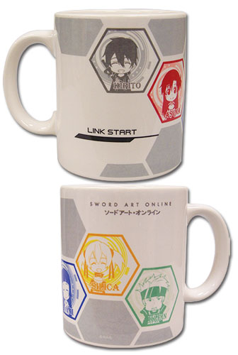 Sword Art Online - Sd Group Mug, an officially licensed product in our Sword Art Online Mugs & Tumblers department.
