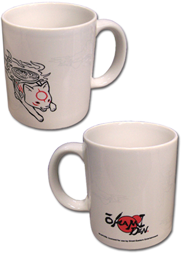 Okami Den - Chibiterasu Mug, an officially licensed product in our Okamiden Mugs & Tumblers department.