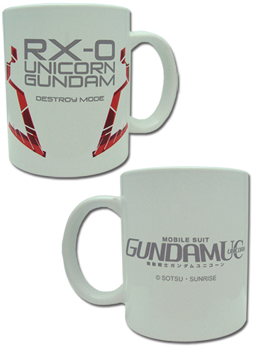 Gundam Uc - Unicorn Gundam Mug, an officially licensed product in our Gundam Uc Mugs & Tumblers department.