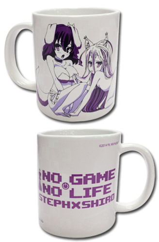 No Game No Life - Shiro & Steph Mug, an officially licensed product in our No Game No Life Mugs & Tumblers department.