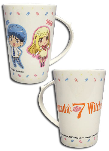 Yamada Kun - Ruu & Urara Mug, an officially licensed product in our Yamada-Kun And The Seven Witches Mugs & Tumblers department.
