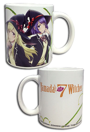 Yamada Kun - Urara & Nene Mug, an officially licensed product in our Yamada-Kun And The Seven Witches Mugs & Tumblers department.