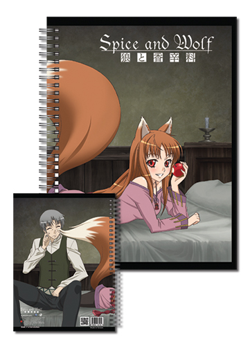 Spice And Wolf - Kraft & Holo Spiral Notebook, an officially licensed product in our Spice & Wolf Stationery department.