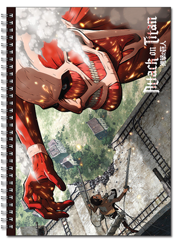 Attack On Titan - Attack Spiral Notebook, an officially licensed Attack On Titan product at B.A. Toys.