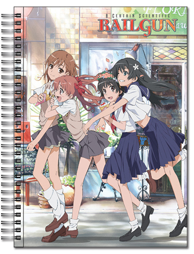 A Certain Sientific Railgun - A4 Spiral Notebook, an officially licensed Everything Else product at B.A. Toys.