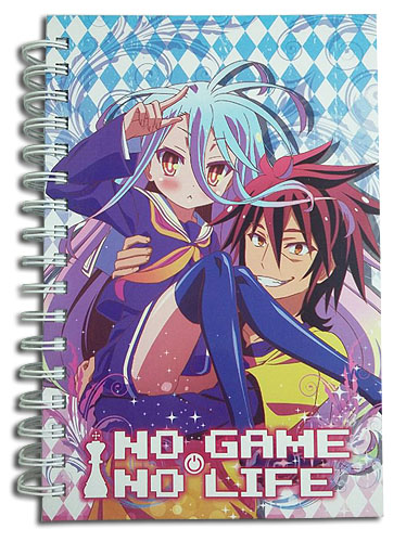 No Game No Life - Shiro & Sora Hardcover Notebook, an officially licensed product in our No Game No Life Stationery department.