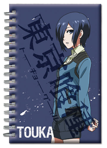Tokyo Ghoul - Touka Hardcover Notebook, an officially licensed product in our Tokyo Ghoul Stationery department.