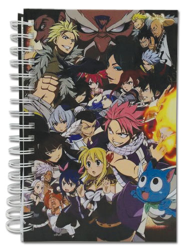 Fairy Tail - Group Hardcover Notebook, an officially licensed product in our Fairy Tail Stationery department.
