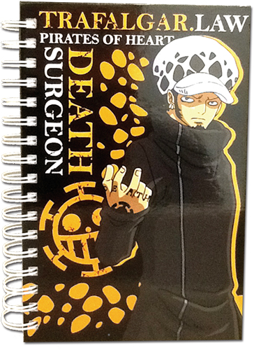 One Piece - Law Hardcover Notebook, an officially licensed product in our One Piece Stationery department.