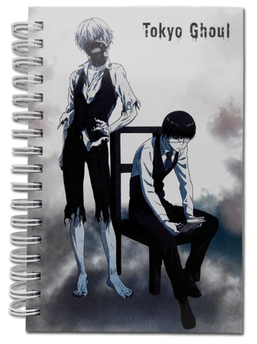 Tokyo Ghoul - Kaneki Hardcover Notebook, an officially licensed product in our Tokyo Ghoul Stationery department.