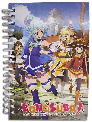 Konosuba - Group Notebook, an officially licensed product in our Konosuba Stationery department.