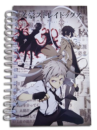 Bungo Stray Dogs - Atsushi, Osamu & Ryunosuke Hardcover Notebook, an officially licensed product in our Bungo Stray Dogs Stationery department.