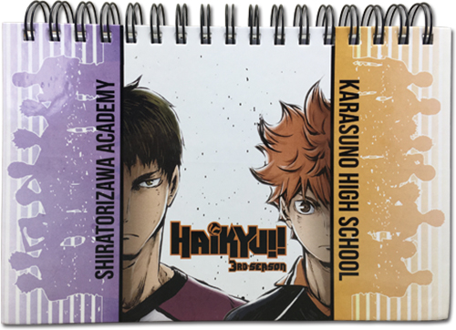 Haikyu!! - Wakatoshi Vs Shoyo Hardcover Notebook, an officially licensed product in our Haikyu!! Stationery department.
