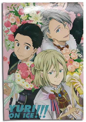 Yuri On Ice!!! - Group Flowers Journal Hardcover Notebook, an officially licensed product in our Yuri!!! On Ice Stationery department.