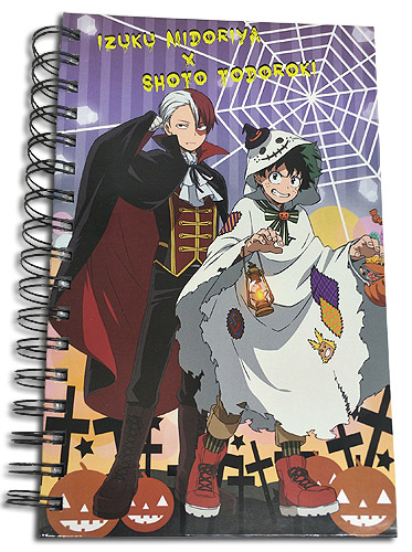 My Hero Academia - Todoroki & Midoriya Halloween Notebook, an officially licensed product in our My Hero Academia Stationery department.