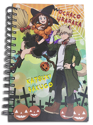 My Hero Academia - S2 Bakugo & Uraka Halloween Notebook, an officially licensed product in our My Hero Academia Stationery department.