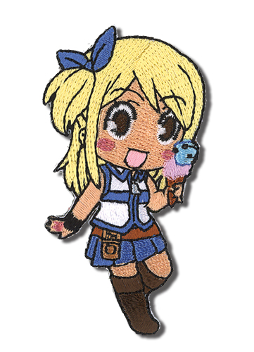 Fairy Tail Lucy Eating Embroidered Patch, an officially licensed product in our Fairy Tail Patches department.