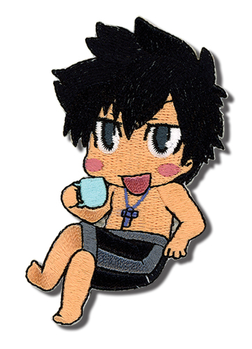 Fairy Tail Gray Eating Patch, an officially licensed product in our Fairy Tail Patches department.