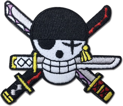 One Piece - Zoro New World Skull Patch, an officially licensed product in our One Piece Patches department.