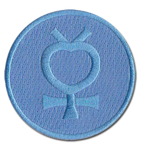 Sailor Moon - Mercury Icon Patch, an officially licensed product in our Sailor Moon Patches department.