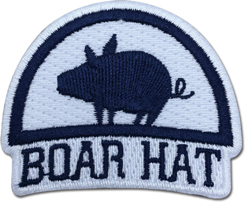 The Seven Deadly Sins - Boar Hat Patch, an officially licensed product in our The Seven Deadly Sins Patches department.