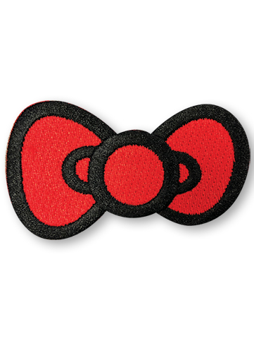 Hello Kitty - Hello Kitty's Ribbon Patch, an officially licensed product in our Hello Kitty Patches department.