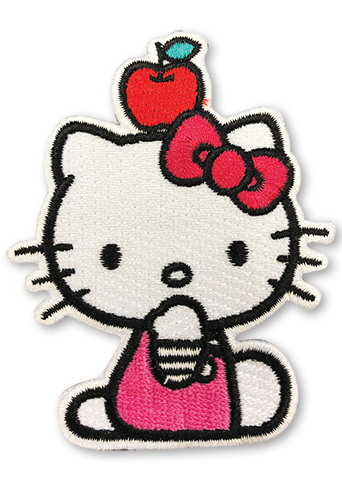 Hello Kitty - Apple On The Head Patch, an officially licensed product in our Hello Kitty Patches department.