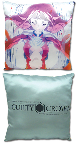 Guilty Crown - Inori Square Pillow, an officially licensed product in our Guilty Crown Pillows department.
